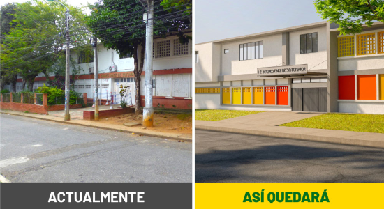 Alcaldía le cambiará la cara a otro colegio de Bucaramanga