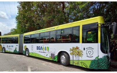 135 mil personas ha transportado el bus eléctrico en Bucaramanga
