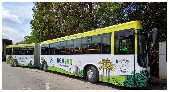 135 mil personas ha transportado el bus eléctrico en Bucaramanga