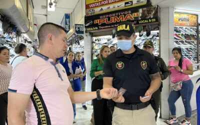 Con campañas de prevención a los comerciantes, en Bucaramanga se combate la extorsión