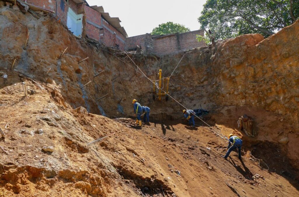 Avanzan en un 31% las obras para frenar la erosión en cuatro barrios de la ciudad