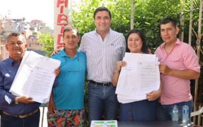 Tres mil familias se benefician del proceso de legalización en seis asentamientos