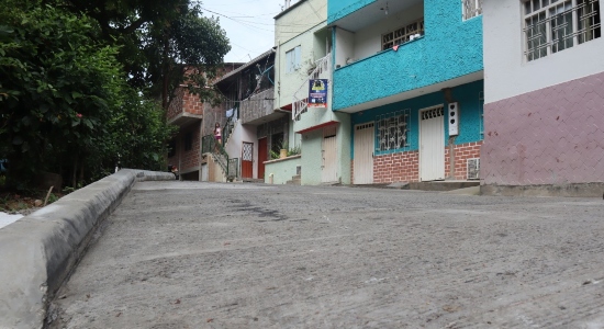 Así se restauró la malla vial en el barrio San Pedro Claver