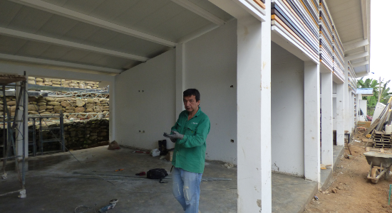 Esta es la sede educativa que construye la Alcaldía en el campo