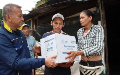 Con ayudas humanitarias, 2.407 familias damnificadas por las lluvias han sido atendidas