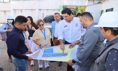 ¡Terminó la espera! Así se renueva la cancha del Colegio Aurelio Martínez Mutis sede B