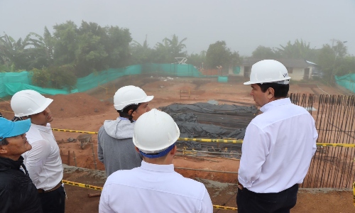 Así avanza la construcción del colegio rural Bosconia Santa Rita