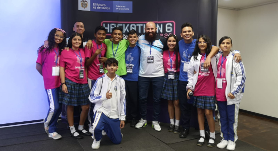 Robótica del colegio Café Madrid, primer lugar en la Hackathon 2022
