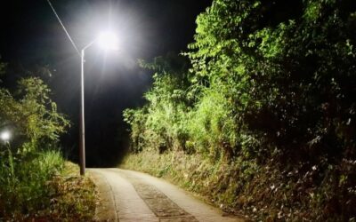Más de 24 kilómetros de vías rurales se iluminaron por primera vez