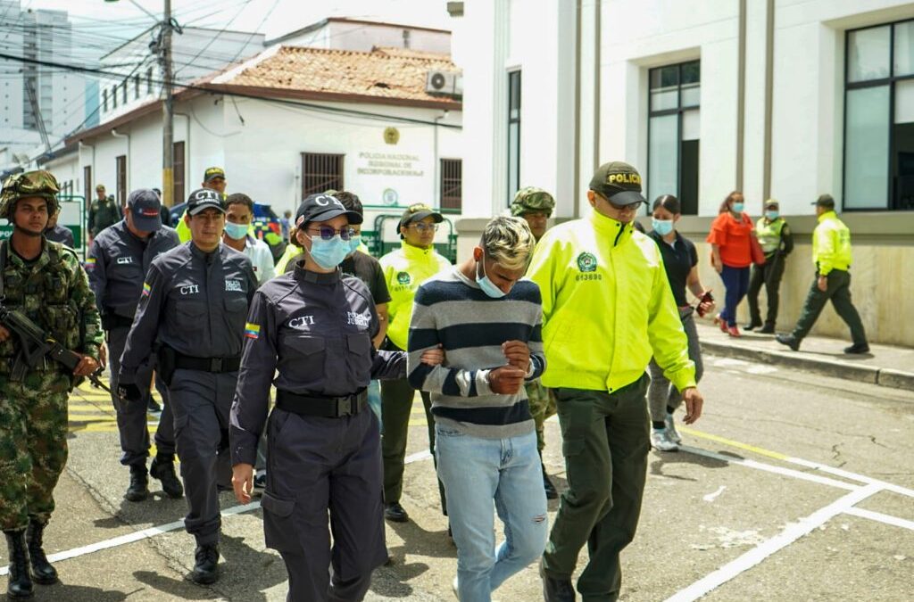 Video: Así fue la captura de otros cinco integrantes de la banda ‘motoladrones’