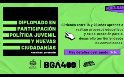 ¡Pilas! Postúlese en el Diplomado de Participación Política Juvenil
