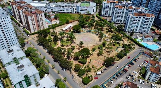 Comenzó la modernización del alumbrado público del Parque Las Cigarras