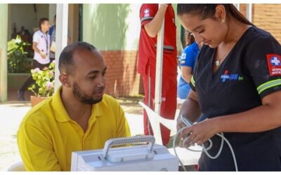 Así fue la jornada de salud gratuita para taxistas y domiciliarios en Bucaramanga