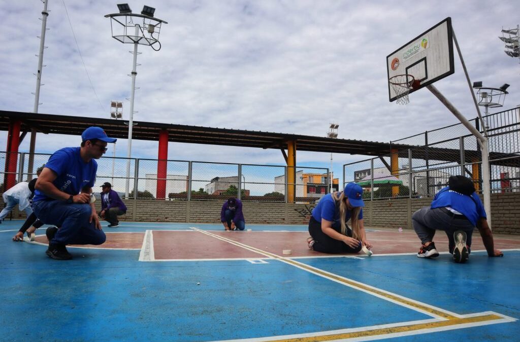 Galería: Así se embellecen los escenarios públicos en Bucaramanga a través del trabajo comunitario