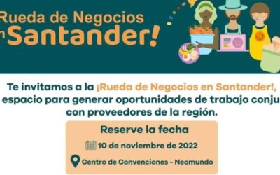 Inscríbase en la gran Rueda de Negocios de Santander