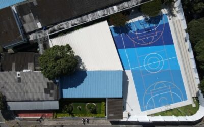 Después de 20 años, se transformó el escenario deportivo del colegio Aurelio Martínez Mutis, sede B