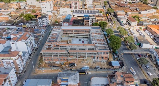 Así va la construcción del colegio Camacho Carreño