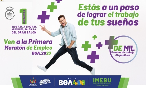 ¡Trabajo sí hay! Participe de la Maratón de Empleo BGA 2023