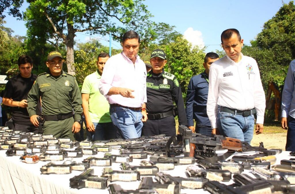 260 armas traumáticas, usadas para el delito, fueron destruidas