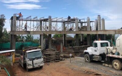 La construcción del Colegio Rural Bosconia, sede B, tiene un 36% de avance