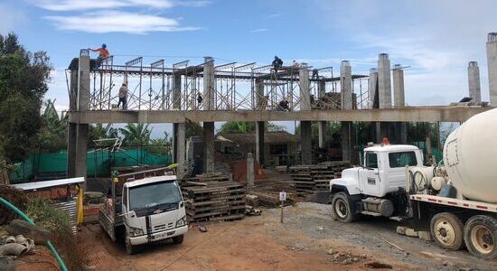 La construcción del Colegio Rural Bosconia, sede B, tiene un 36% de avance