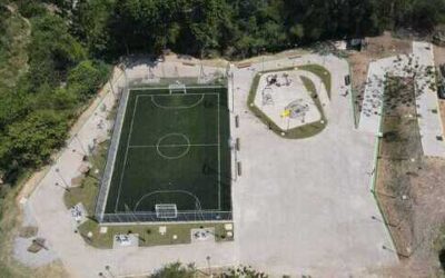 En medio de la naturaleza, comunidad de Vijagual ya disfruta su parque recreativo