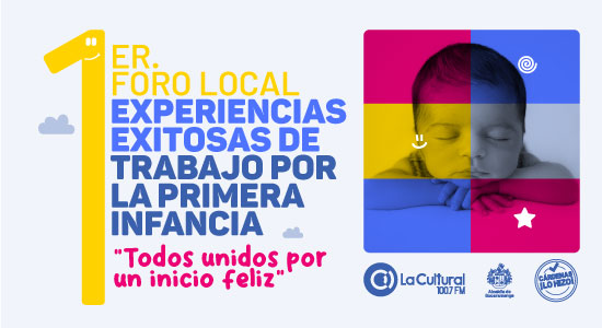 Este viernes participe del foro ‘Todos Unidos por un Inicio Feliz’