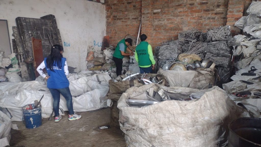 Alcaldía intensifica operativos de control en las chatarrerías de Bucaramanga