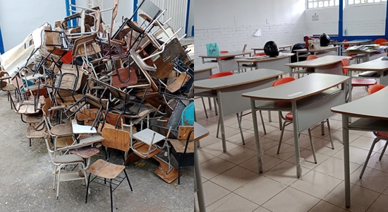 Nuevo mobiliario impacta en el bienestar de los estudiantes del colegio Francisco de Paula Santander