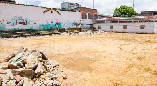 Construimos nuevo escenario deportivo en el barrio San Rafael