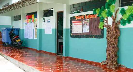 Así fue el mejoramiento de las instalaciones del colegio Santander, sede D