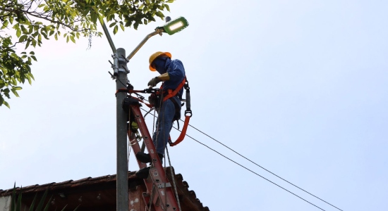 Se reforzaron las cuadrillas de mantenimiento de alumbrado público