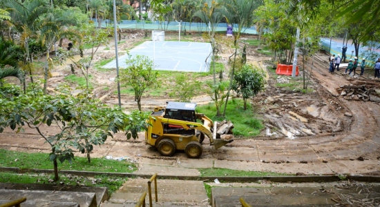 ¡Está en obra el Parque Los Leones!