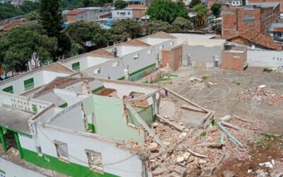 Inició la obra del colegio Politécnico, sede C