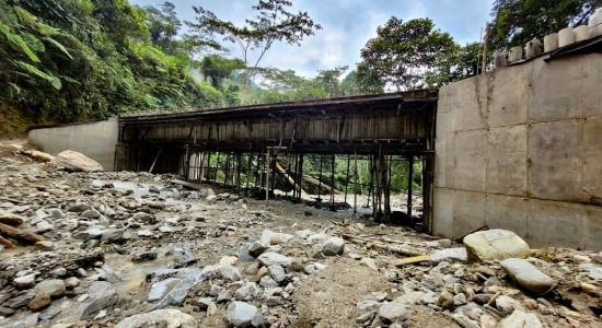 Se están construyendo tres puentes vehiculares en el sector rural de Bucaramanga