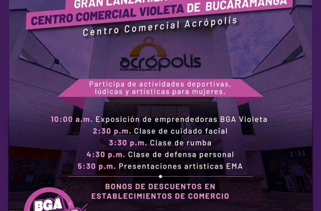 Bucaramanga tendrá el primer centro comercial con ruta de atención a las mujeres