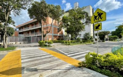 13 barrios de Bucaramanga cuenta con nuevos reductores de velocidad para cuidar al peatón