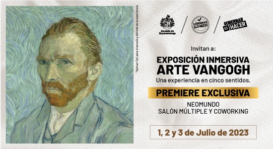 Reclame su boleta gratuita para la exposición inmersiva ‘Arte Vangogh’