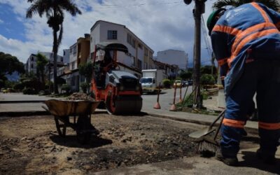 Cerca de mil huecos se están tapando semanalmente en Bucaramanga