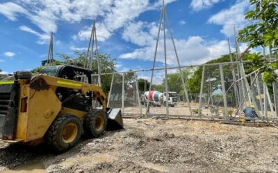 Así avanza la construcción del Parque Paseo La Feria