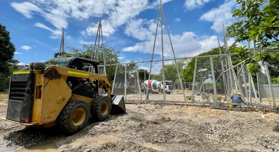 Así avanza la construcción del Parque Paseo La Feria