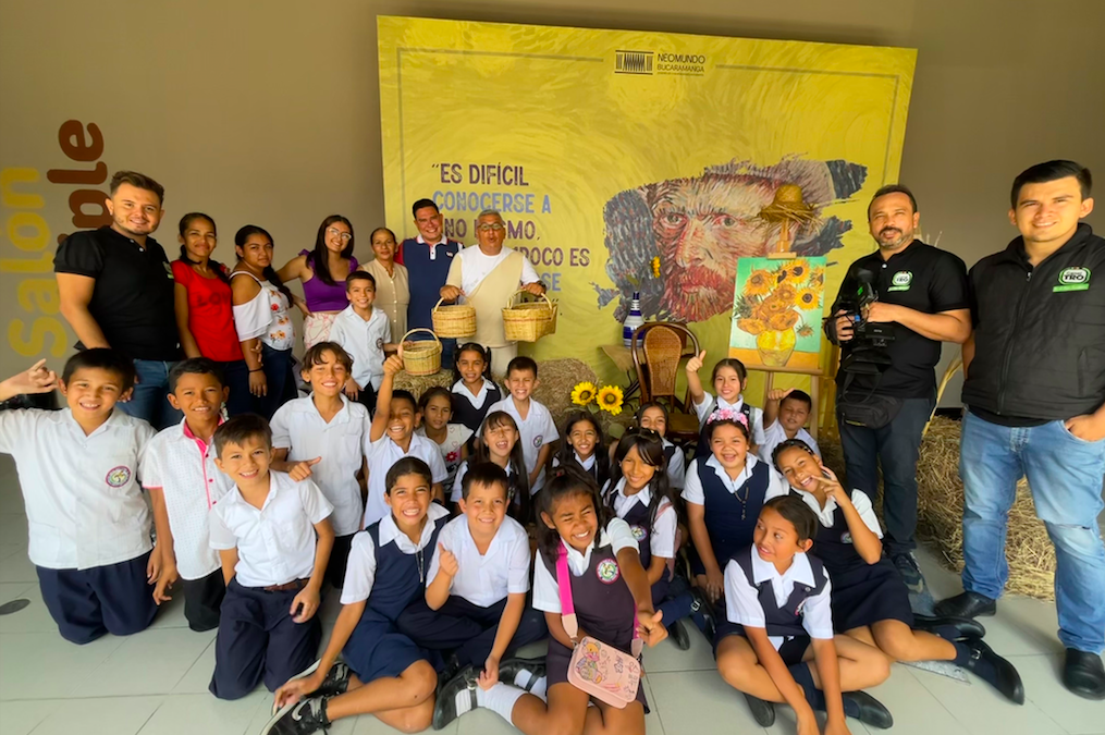 Estudiantes de la sede rural El Paulón vivieron una experiencia inolvidable en la exposición de Van Gogh
