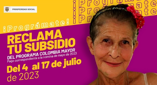 ¡Atento! Ya iniciaron los pagos del bono Colombia Mayor