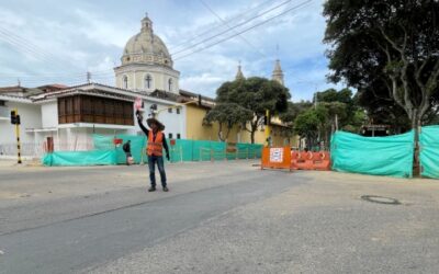 ¡Atención! Estos son los cierres viales que están activos en el Centro de Bucaramanga