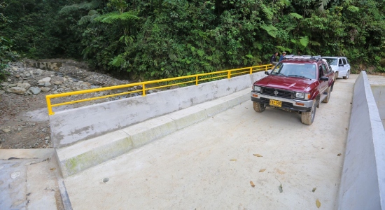 Por primera vez el Corregimiento Uno tiene puentes vehiculares