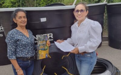 Beneficiamos a campesinos con la de entrega de 65 sistemas de riego