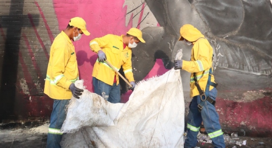 Habitantes en calle son trasladados al hogar de paso con las Caravanas por BGA Limpia y Segura
