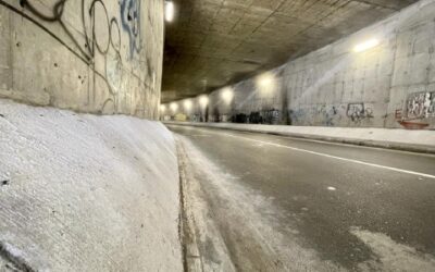 Quedaron clausurados los andenes del deprimido del Mesón de Los Búcaros