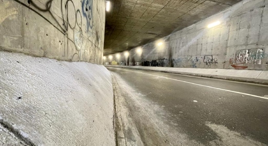 Quedaron clausurados los andenes del deprimido del Mesón de Los Búcaros