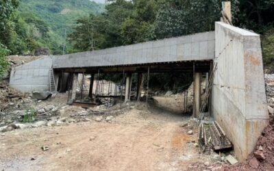 Este es el tercer puente vehicular que se está construyendo en el Corregimiento Uno